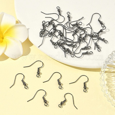 Латунные крючки для сережек&nbsp;X-KK-S075-B-1