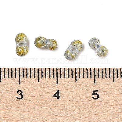 Пикассо стеклянные бусины&nbsp;LS-SEED-Q038-02H-1