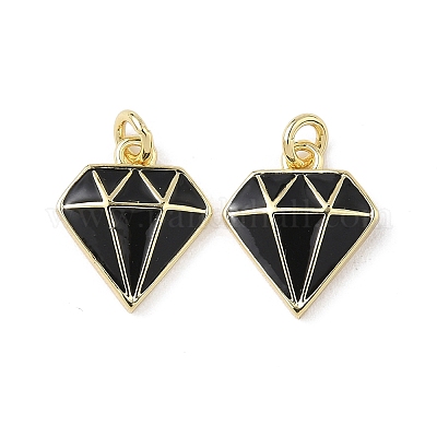 Латунь эмаль подвески&nbsp;KK-Q039-05B-G-1