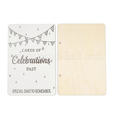 Печатная деревянная папка-регистратор с одним кольцом&nbsp;DIY-XCP0003-83E-1