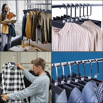 150 шт. 15 стиля пластиковых маркеров размера одежды и брюк&nbsp;KY-CP0001-28A-1