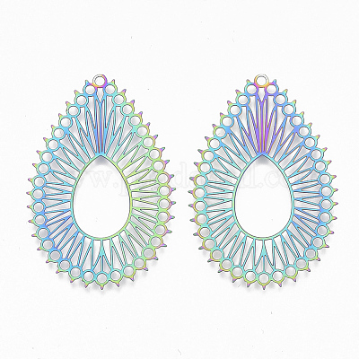 Ионное покрытие (ip) 201 филигранные соединительные элементы из нержавеющей стали&nbsp;LS-X-STAS-S108-79-1