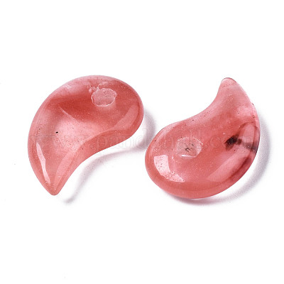 Вишневое из кварцевого стекла подвески&nbsp;G-S356-17B-01-1