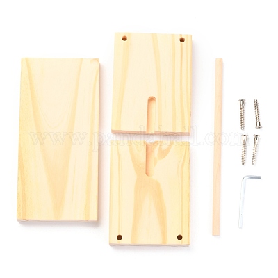 Вращающийся прядильщик деревянной пряжи DIY-H146-01B-1