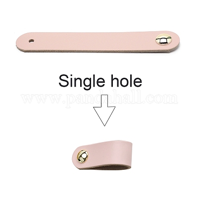 Кожаная ручка&nbsp;LS-DIY-WH0182-19C-1