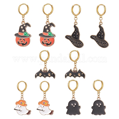 Arte Vettoriale Halloween Strega Zucca Ragno Illustrazione Horror A Lume Di Candela Sfondo Spettrale Pipistrello Art 75224393