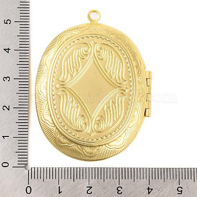 Стойки обшивки латунь медальона подвески KK-K277-09G-1