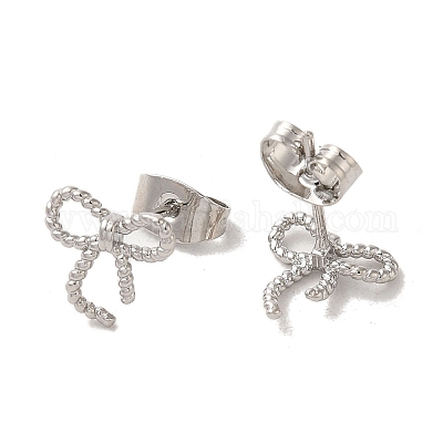 Латунь серьги&nbsp;EJEW-B040-02P-1