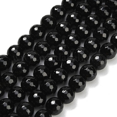 Natürlichen Obsidian Perlen Stränge&nbsp;G-C280-B11-8mm-1