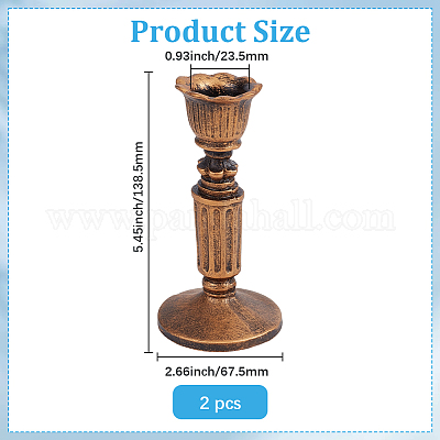 Канделябр из смолы&nbsp;DJEW-WH20023-001B-1