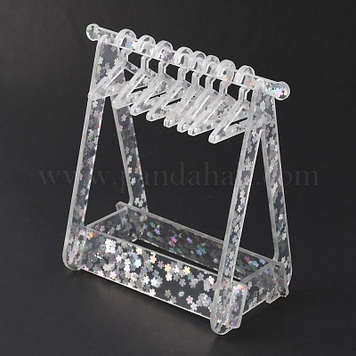 Прозрачные акриловые стойки для серег EDIS-WH0006-46-1