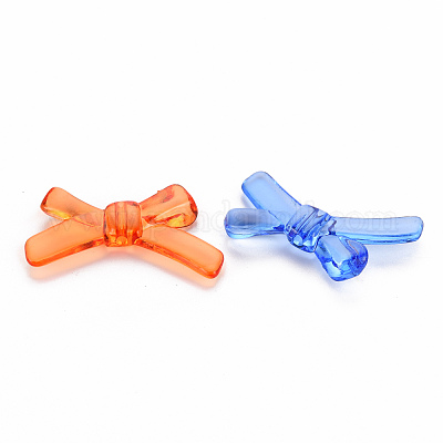 Прозрачные акриловые бусины X-TACR-S154-55B-1