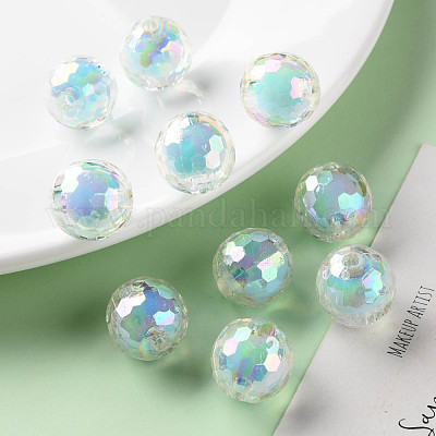 Perles en acrylique transparente&nbsp;TACR-S152-14B-A07-1