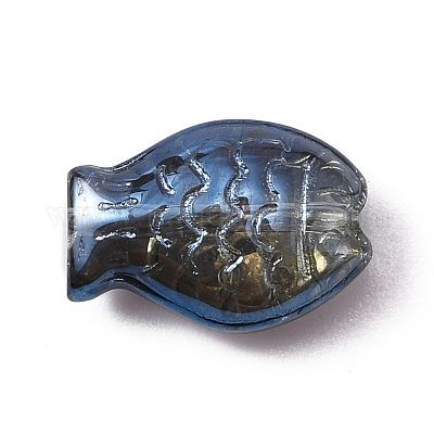 Perles en verre electroplate&nbsp;EGLA-WH0002-02B-1