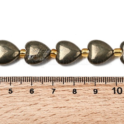 Природного пирита бисер нитей&nbsp;G-Z131-C01-01-1