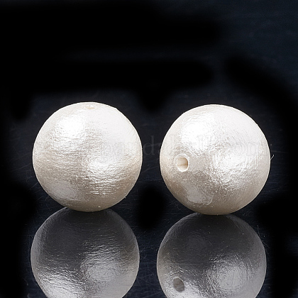 Compressed Cotton Pearl Beads X-WOVE-S114-8mm-13-1