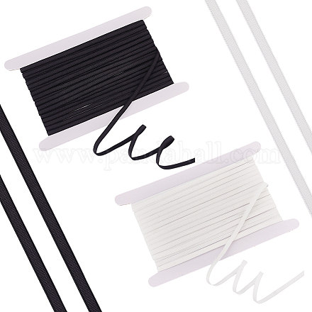 2 шт. 2-цветный плоский нейлоновый эластичный шнур&nbsp;OCOR-MA0001-19-1