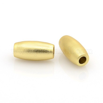 Brass Barrel Beads KK-O012-05B-1