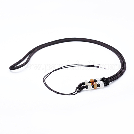 Nylon Cord Necklace Making MAK-I009-08-1