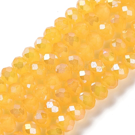 Запекание гальванических нитей стеклянных бусин DGLA-A039-J6MM-B13-1