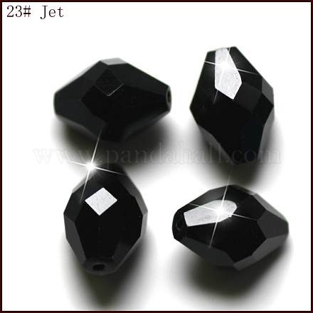 Abalorios de cristal austriaco de imitación SWAR-F054-13x10mm-23-1