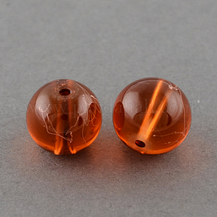Chapelets de perles en verre transparent drawbench X-GLAD-Q012-6mm-13-1