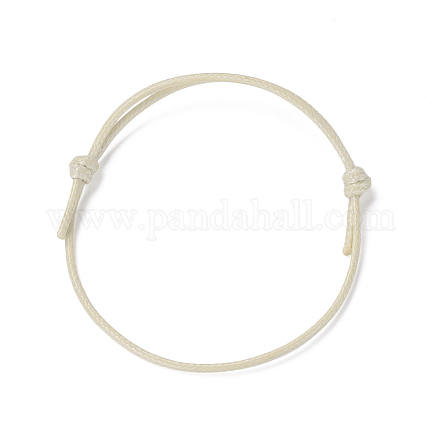 Création de bracelets en corde de polyester ciré coréen AJEW-JB00011-02-1