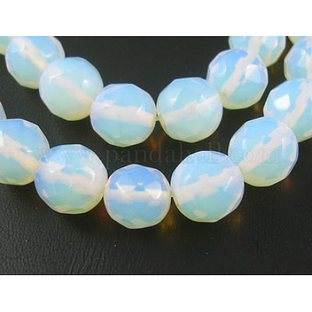 Chapelets de perles d'opalite X-GSF10mmC081-1