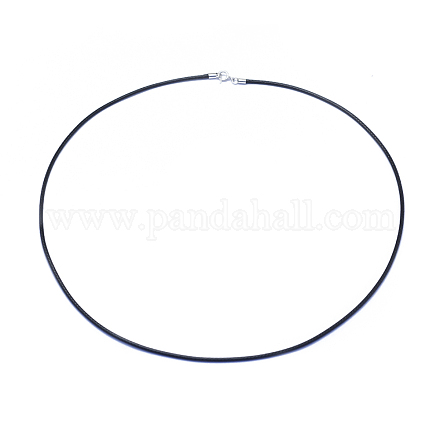 Waxed Cord Necklaces Making MAK-L017-01B-1