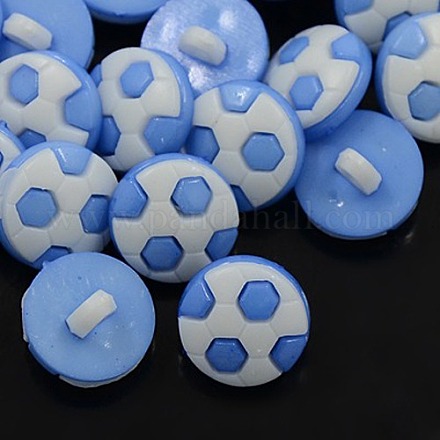 Acrylic Shank Buttons X-BUTT-E065-B-07-1