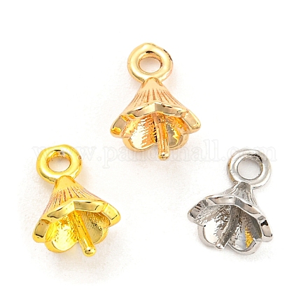 Rack placage tasse en laiton perle cheville bails pin pendentifs KK-P240-01-1