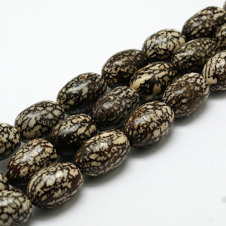 Undyed & Natural Bodhi Wood Bead Strands WOOD-E006-06-1