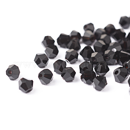 Faceted Bicone Imitation Crystallized Crystal Glass Beads X-G22QS102-1