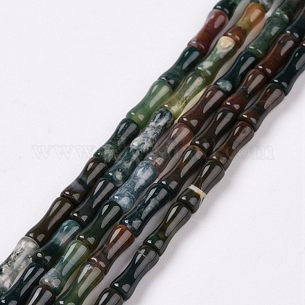 Natural Indian Agate Beads Strands G-G990-D03-1