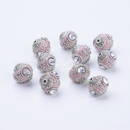 Handmade Indonesia Round Beads IPDL-R400-13-1