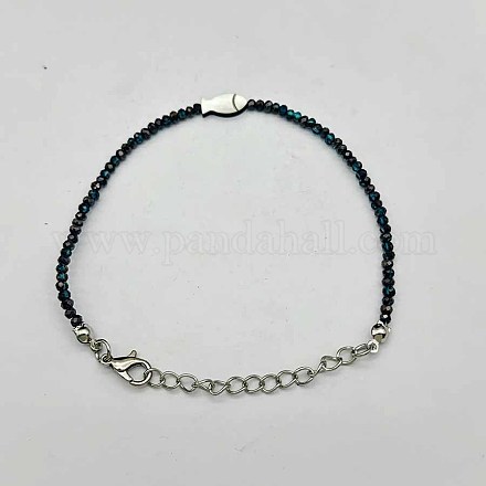 Facettierte Rondellglasperlenarmbänder TR4821-2-1