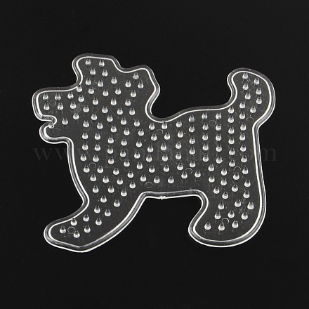Tavole forate cane abc plastica utilizzate per 5x5mm perline fai da te fusibile X-DIY-Q009-24-1