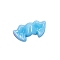 Plastic Beads, Bat, Blue, 25x14.2x9.3mm, about 430pcs/500g