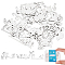 DICOSMETIC 24Pcs 3 Styles Animal Themed Links Charms Stainless Steel Owl Bird and Elepant with Branch Connector Charms with 2 Hole for DIY Bracelet Necklace Jewellery Making, Hole: 1.5mm