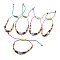  Colorful Beaded Bracelet Sweet and Cute Girl Style Adjustable Imitation Pearl Bracelet Versatile Bracelet
