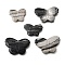 Natural Picasso Stone Carved Beads, Butterfly, 20.5~26.5x31.5~42x5mm, Hole: 0.9mm