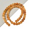 Natural Topaz Jade Beads Strands, Flat Round, 8.5x4.5~5mm, Hole: 0.8mm, about 50pcs/strand, 16.73~17.01'''(42.5~43.2cm)