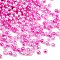 ABS Imitation Pearl Beads, Round, Two Tone, Hot Pink, 6mm, Hole: 1.8mm, about 5000pcs/500g
