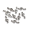 Tibetan Style Alloy Pendants, Musical Note Charms, Antique Silver, 20x7.5mm