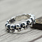 Skull Head Alloy Finger Rings, Antique Silver, Skull: 5mm, US Size 10(19.8mm)