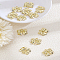 12pcs Alloy Pendants, Bowknot Charms, Golden, 15.5~16.5x17x2.5~3.5mm, Hole: 2mm, 12pcs/set