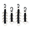 4Pcs 2 Styles Alloy Keychains, Platinum, 200~258mm, 2pcs/style