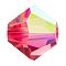 Preciosa® Crystal Beads, Czech Crystal, Bicone(451 69 302 Rondelle), 70040 200 Indian Pink AB, 5mm, Hole: 1mm