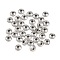 Brass Beads, Rondelle, Cadmium Free & Nickel Free & Lead Free, Platinum, 4.5x2.5mm, Hole: 1.5mm