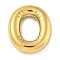 Ion Plating(IP) 304 Stainless Steel Pendants, Balloon Letter Charm, Golden, Letter O, 19.5x16.5x5mm, Hole: 3x1.5mm